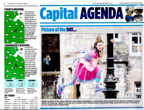 Princess Pumpalot Edinburgh Evening News