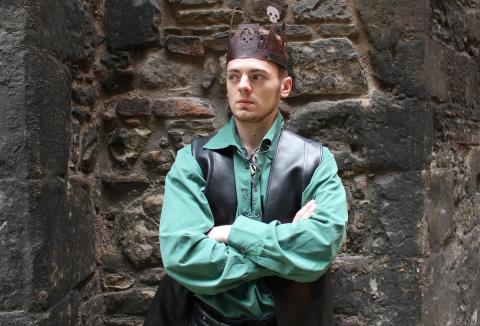 Prince Nastavia with folded arms