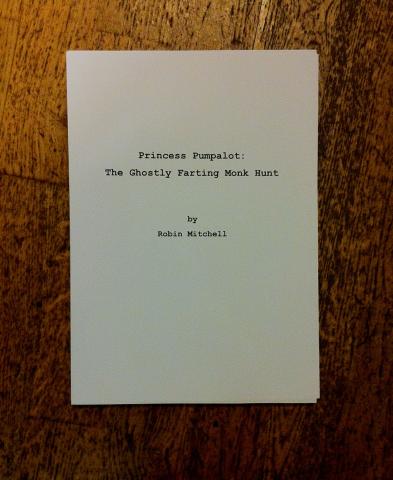 title page for Princess Pumpalot: The Ghostly Farting Monk Hunt
